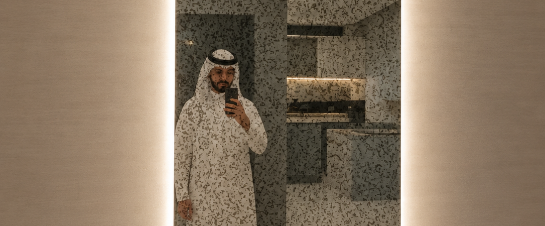 تفصيل مرايا بالرياض 2026 | LED وجدارية ومغاسل حسب الطلب